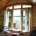 architect designed cottage - lake muskoka cottage - bedroom